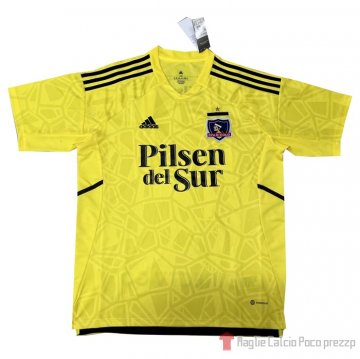 Thailandia Maglia Colo-colo Portiere 2022 Amarillo Thailandia Maglia Colo-colo Portiere 2022 Amarillo