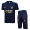 Tuta Da Track Arsenal Manica Corta 23-24 Azul - Pantalon Corto