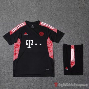 Tuta Da Track Bayern Munich Manica Corta 2022-23 Nero - Pantalon Corto