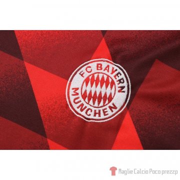 Tuta Da Track Bayern Munich Manica Corta 22-23 Rosso - Pantalon Corto