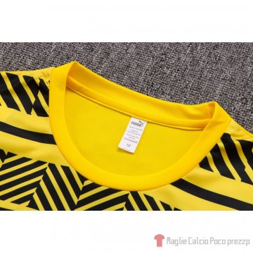 Tuta Da Track Borussia Dortmund Manica Corta 22-23 Amarillo - Pantalon Corto