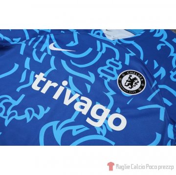 Tuta Da Track Chelsea Manica Corta 2022-2023 Blu - Pantalon Corto