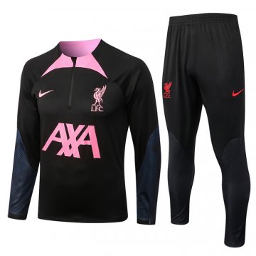 Tuta Da Track Felpa Liverpool Bambino 2022-23 Nero Tuta Da Track Felpa Liverpool Bambino 2022-23 Nero