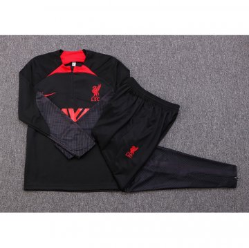 Tuta Da Track Felpa Liverpool Bambino 22-23 Nero