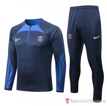 Tuta Da Track Felpa Paris Saint-germain Bambino 22-23 Blu Tuta Da Track Felpa Paris Saint-germain Bambino 22-23 Blu