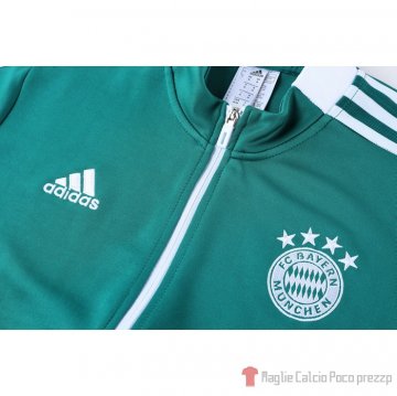 Tuta Da Track Giacca Bayern Munich Bambino 21-22 Verde