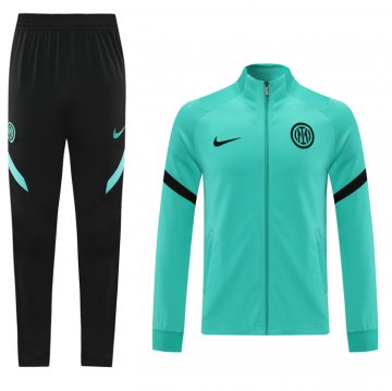 Tuta Da Track Giacca Inter 2021-2022 Verde Tuta Da Track Giacca Inter 2021-2022 Verde