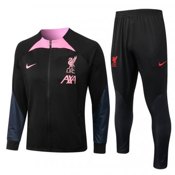 Tuta Da Track Giacca Liverpool Bambino 2022-23 Nero Tuta Da Track Giacca Liverpool Bambino 2022-23 Nero