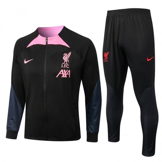 Tuta Da Track Giacca Liverpool Bambino 2022-23 Nero - Clicca l'immagine per chiudere