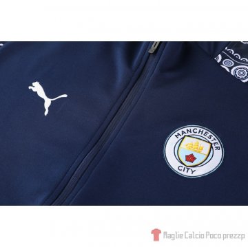 Tuta Da Track Giacca Manchester City 20-21 Blu