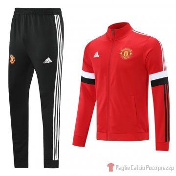 Tuta Da Track Giacca Manchester United 21-22 Rosso