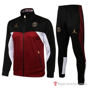 Tuta Da Track Giacca Paris Saint-germain Bambino 21-22 Rosso Tuta Da Track Giacca Paris Saint-germain Bambino 21-22 Rosso
