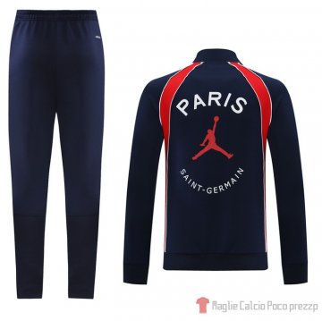 Tuta Da Track Giacca Paris Saint-germain Jordan 21-22 Blu