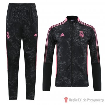 Tuta Da Track Giacca Real Madrid 2021 Nero Tuta Da Track Giacca Real Madrid 2021 Nero