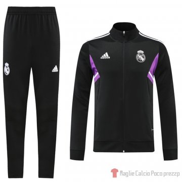 Tuta Da Track Giacca Real Madrid Bambino 22-23 Nero Tuta Da Track Giacca Real Madrid Bambino 22-23 Nero