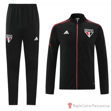 Tuta Da Track Giacca Sao Paulo 2021-22 Nero Tuta Da Track Giacca Sao Paulo 2021-22 Nero