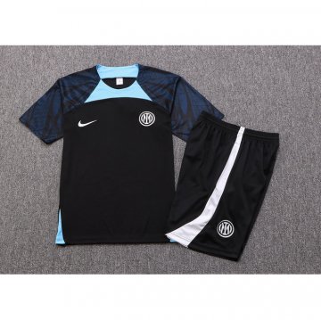 Tuta Da Track Inter Manica Corta 2022-23 Negro - Pantalon Corto