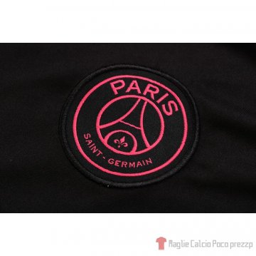 Tuta Da Track Paris Saint-germain Jordan Manica Corta 22-23 Negro Y Azul - Pantalon Corto