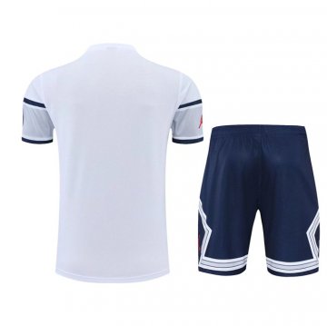 Tuta Da Track Paris Saint-germain Manica Corta 22-23 Bianco - Pantalon Corto