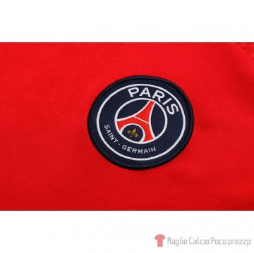 Tuta Da Track Paris Saint-germain Manica Corta 22-23 Rosso