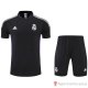 Tuta Da Track Real Madrid Manica Corta 22-23 Nero E Purpura - Pantalon Corto