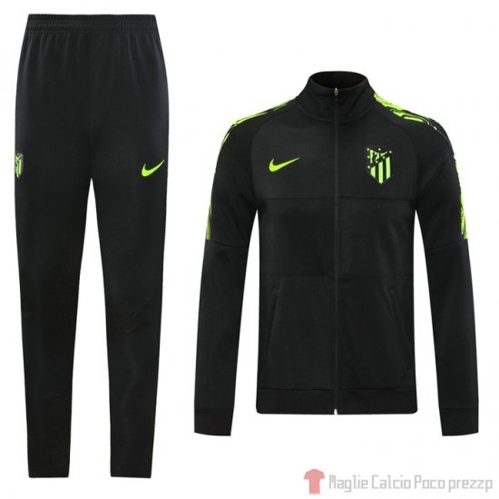Tuta da Track Giacca Atletico Madrid 2020/2021 Nero - Clicca l'immagine per chiudere