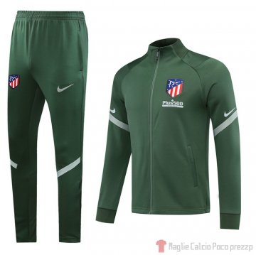 Tuta da Track Giacca Atletico Madrid 2020/2021 Verde