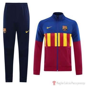 Tuta da Track Giacca Barcellona 2020/2021 Rosso Tuta da Track Giacca Barcellona 2020/2021 Rosso