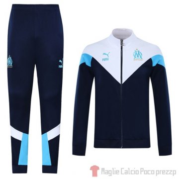 Tuta da Track Giacca Marsiglia 2020/2021 Blu Tuta da Track Giacca Marsiglia 2020/2021 Blu