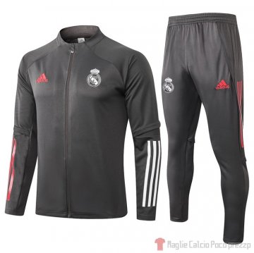 Tuta da Track Giacca Real Madrid 2020/2021 Grigio