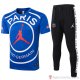 Tuta da Track Paris Saint-Germain Jordan Manica Corta 2020/2021 Blu