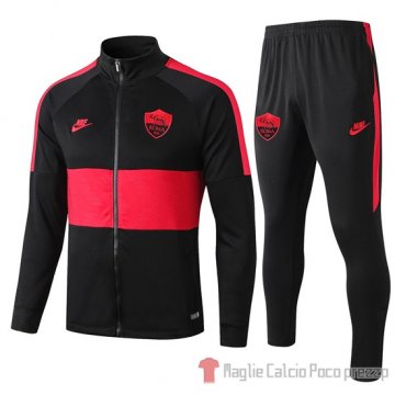 Tuta da Track Roma 2019/2020 Nero e Rosso Tuta da Track Roma 2019/2020 Nero e Rosso