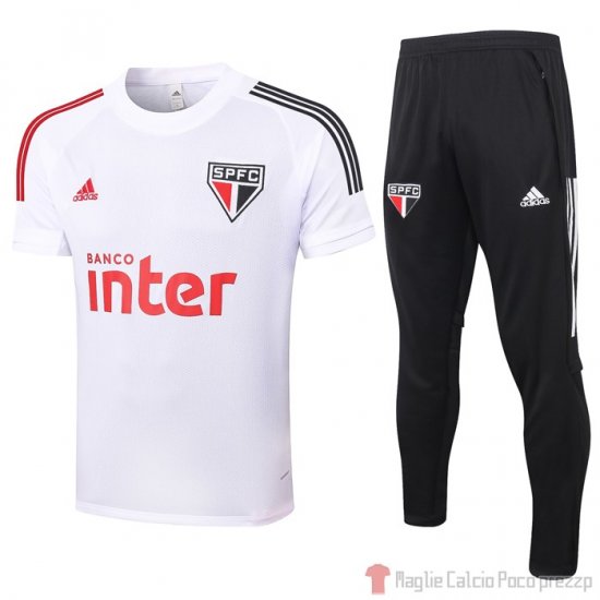 Tuta da Track Sao Paulo Manica Corta 2020/2021 Bianco - Clicca l'immagine per chiudere