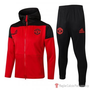 Tuta Da Track Felpa Manchester United 20-21 Rosso