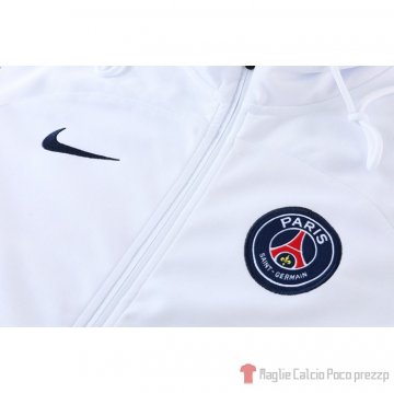 Chandal Con Capucha Del Paris Saint-germain 2022-23 Blanco