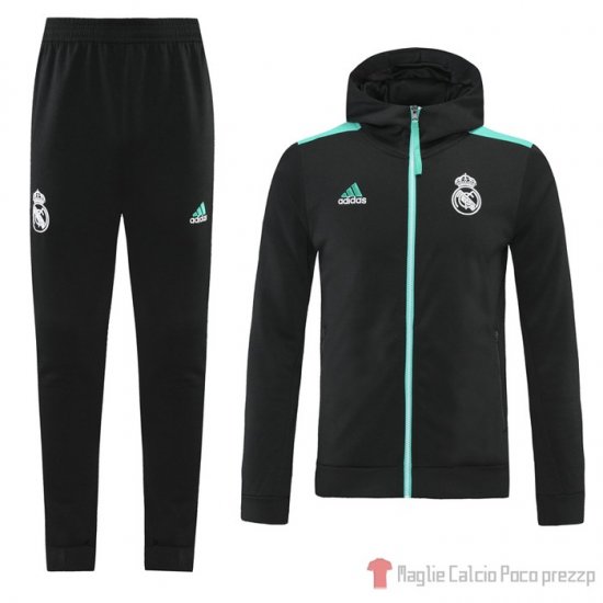 Tuta da Track Real Madrid 2021-2022 Negro - Clicca l'immagine per chiudere