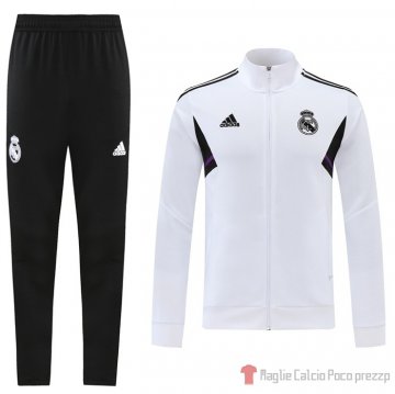 Tuta De Giacca Real Madrid 22-23 Blanco Tuta De Giacca Real Madrid 22-23 Blanco