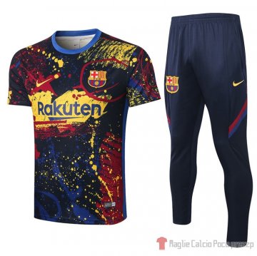 Tuta da track Barcellona Manica Corta 20-21 Azul Tuta da track Barcellona Manica Corta 20-21 Azul