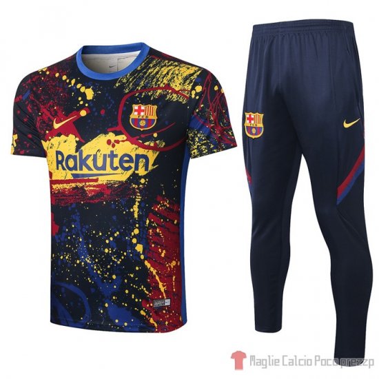 Tuta da track Barcellona Manica Corta 20-21 Azul - Clicca l'immagine per chiudere