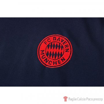 Tuta da Track Bayern Munich Manica Corta 22-23 Azul