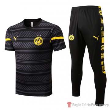 Tuta da track Borussia Dortmund Manica Corta 22-23 Gris Tuta da track Borussia Dortmund Manica Corta 22-23 Gris