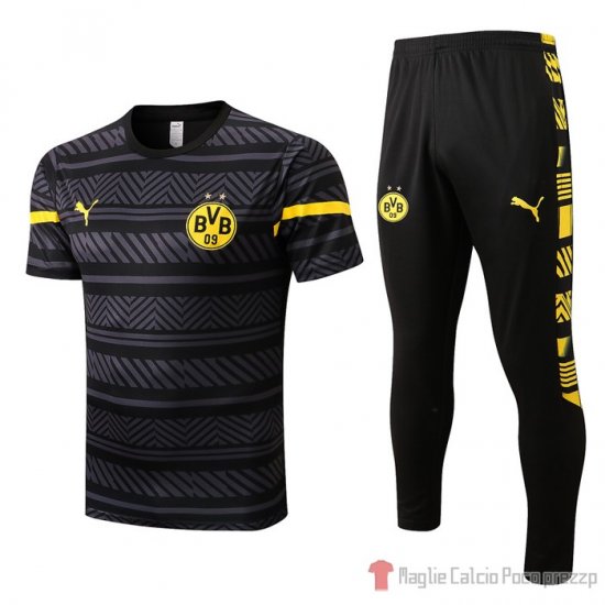 Tuta da track Borussia Dortmund Manica Corta 22-23 Gris - Clicca l'immagine per chiudere