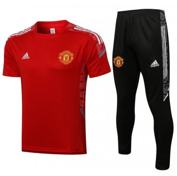 Tuta Manchester United Manica Corta 21-22 Rojo Tuta Manchester United Manica Corta 21-22 Rojo