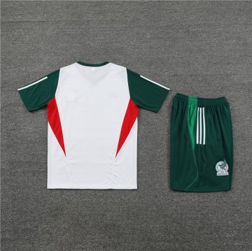 Tuta da Track Messico Manica Corta 23-24 Blanco - Pantalon Corto