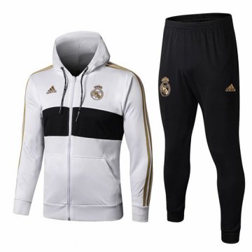 Tuta da Track Real Madrid 2019/2020 Bianco Tuta da Track Real Madrid 2019/2020 Bianco