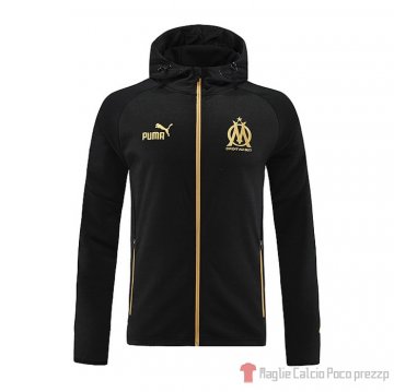 Giacca con cappuccio Olympique Marsella 22-23 Negro Giacca con cappuccio Olympique Marsella 22-23 Negro