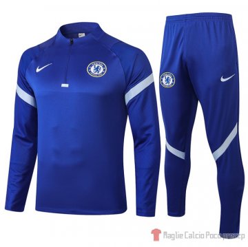 Tuta da Track Felpa Chelsea 20-21 Azul