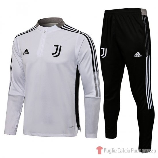Tuta Da Track Felpa Juventus Bambino 2021-22 Blanco - Clicca l'immagine per chiudere