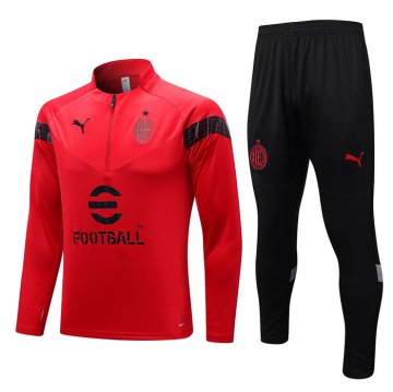 Felpa Della Tuta Milan 22-23 Rojo Felpa Della Tuta Milan 22-23 Rojo