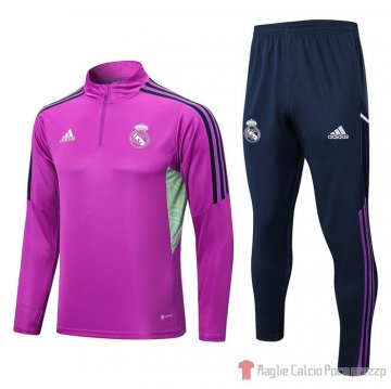 Felpa Della Tuta Real Madrid 2022-23 Purpura